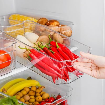 Хранилище продуктов питания Пакет Квадратный пластиковый кухонный контейнер для холодильника