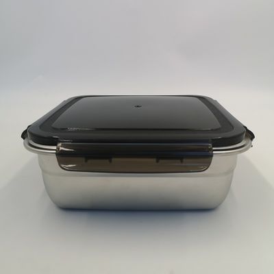 Угловой 400/750/1200ml Нержавеющая сталь Бэнто обеденный ящик набор с блокирующими крышками и прочный