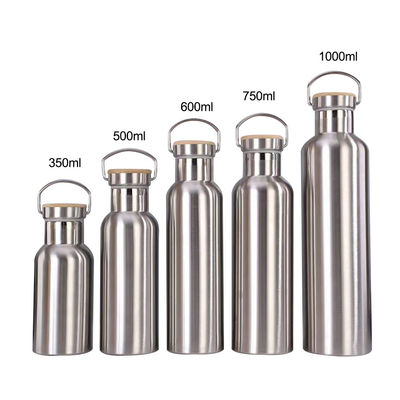 500 ml/750 ml вакуумно-изолированные бутылки с устойчивой двойной стеной из нержавеющей стали