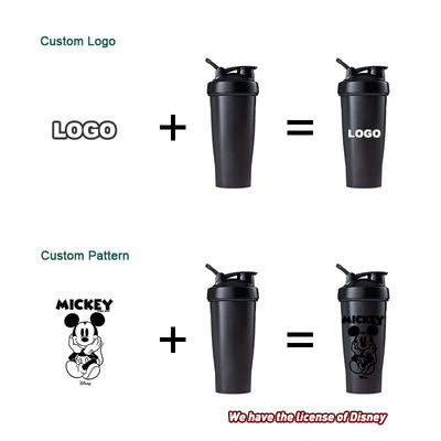 PP Food Grade Lid BPA Free Protein Shake Bottle Современный дизайн стиля для тренировок
