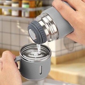 Нержавеющая сталь Термо 17 унций Вакуумная изолированная бутылка с ручкой 330г