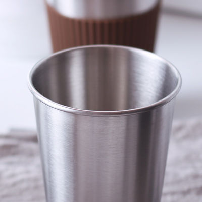 Нержавеющая сталь кофейная кружка на заказ 17 унций двойной стены 18/8 Tumbler с силиконовым рукав