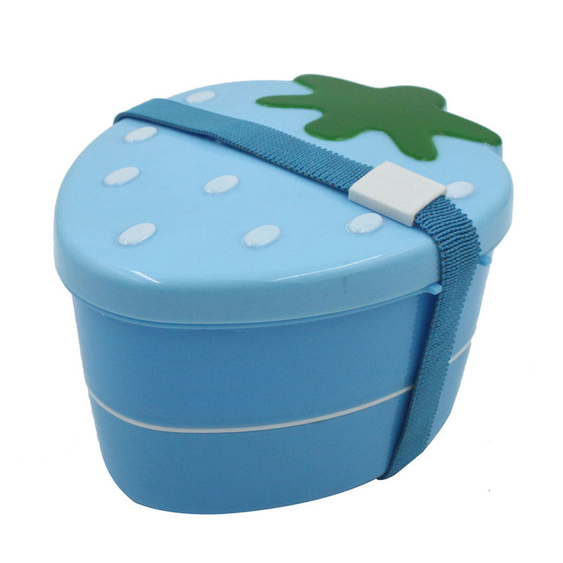 Контейнер с едой в форме клубники для детей 15x12x8.7 см